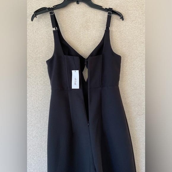 🌷NESTY GAL MESH INSERT TAILORED BANDEAU JUMPSUIT - Picture 5 of 13